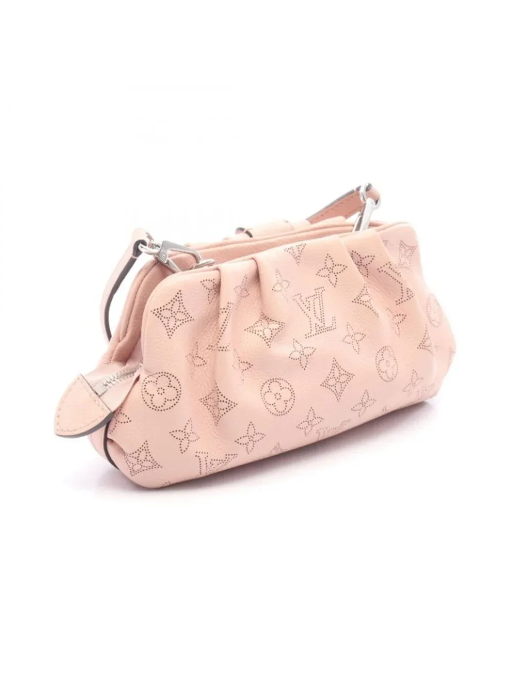 Louis Vuitton Shoulder Bag Mahina Scala Mini Magnolia Leather